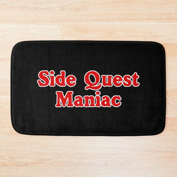 Item preview, Side Quest Maniac (text red) designed and sold by Chubuter.