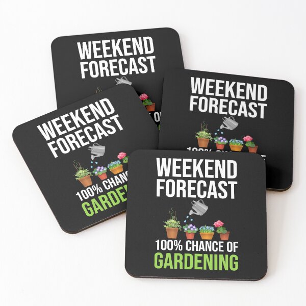 Item preview, Weekend Forecast 100% Chance Of Gardening designed and sold by Cat Lady Designs.