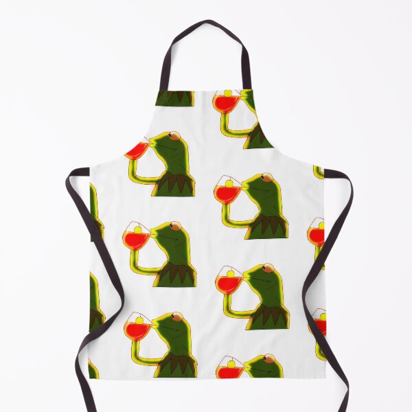 Item preview, Tea drinker - Kermit Meme - White Background designed and sold by ArleesArt.