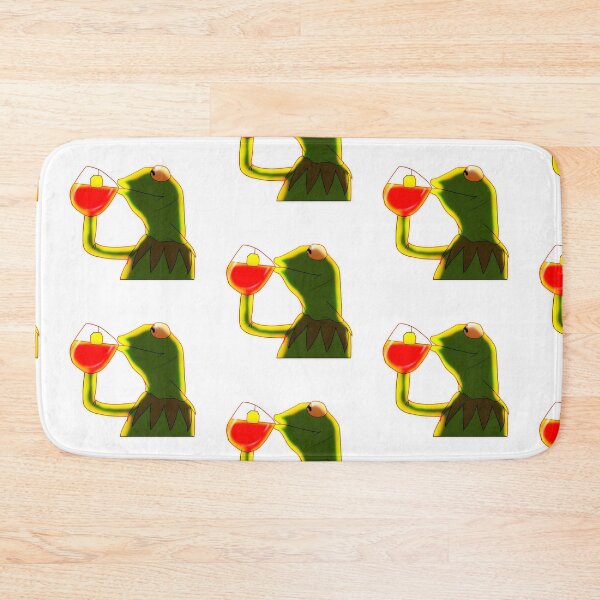 Item preview, Tea drinker - Kermit Meme - White Background designed and sold by ArleesArt.