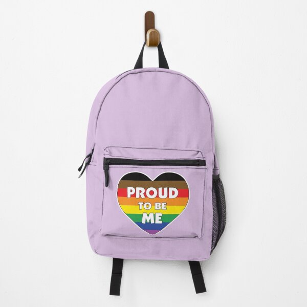 Item preview, Proud to Be Me LGBTQ+ POC Rainbow Pride Flag Heart designed and sold by JoyfulJen.