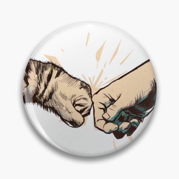 Item preview, Cat Fist Bump Best Friends designed and sold by ArtFromBeyond.