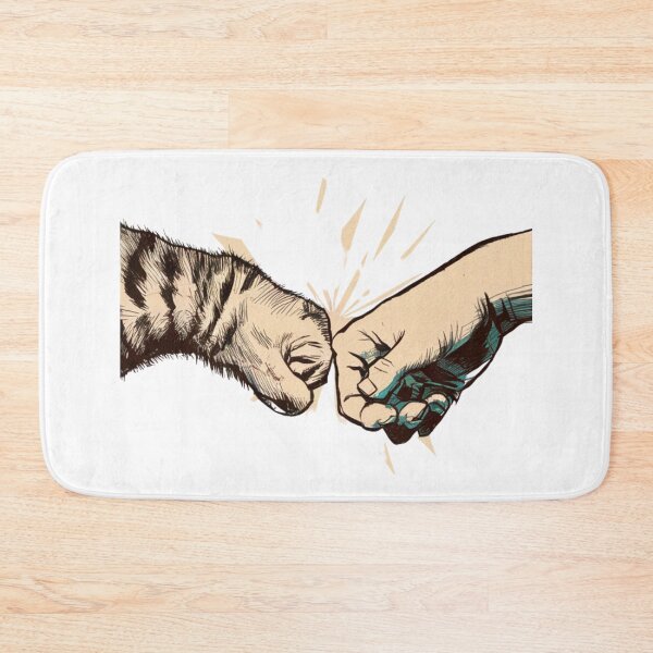 Item preview, Cat Fist Bump Best Friends designed and sold by ArtFromBeyond.