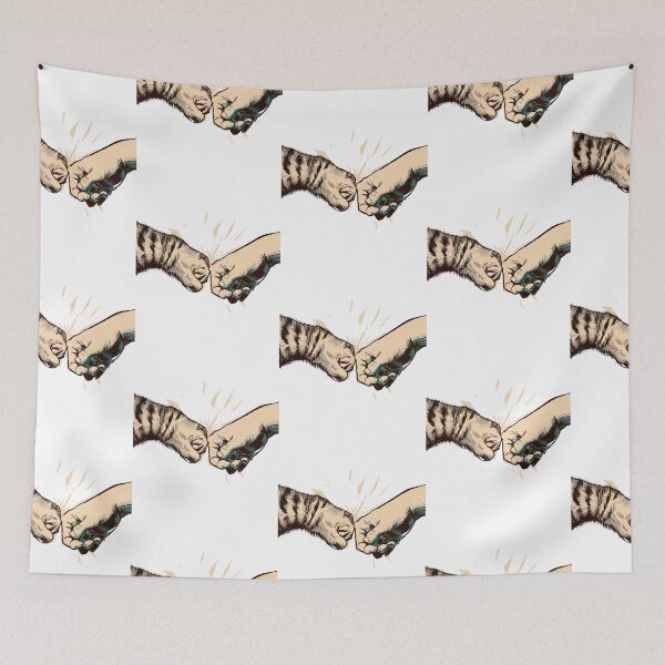 Item preview, Cat Fist Bump Best Friends designed and sold by ArtFromBeyond.