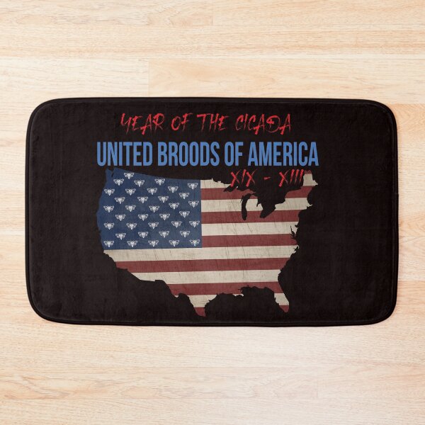 Item preview, CICADA MAP 2024 , United Broods of America ,inspired by American flag designed and sold by Meedbubble2-0.