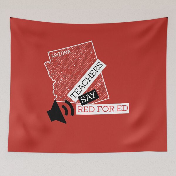 Item preview, Arizona Teacher Red For Ed designed and sold by maxarus.