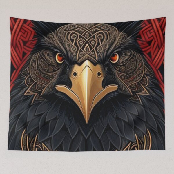 Item preview, Abstract Raven Skull Art designed and sold by TheDarkWardrobe.