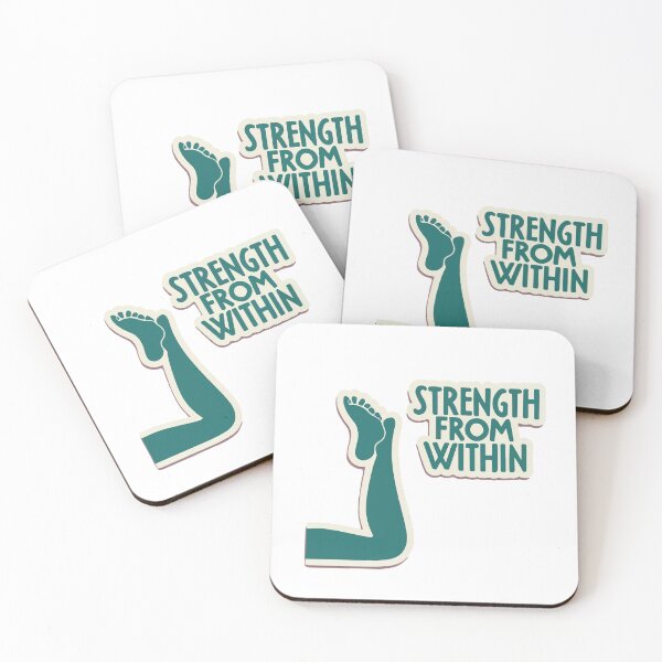 Item preview, Strength From Within Pilates Pose Silhouette designed and sold by NiftyWrx.