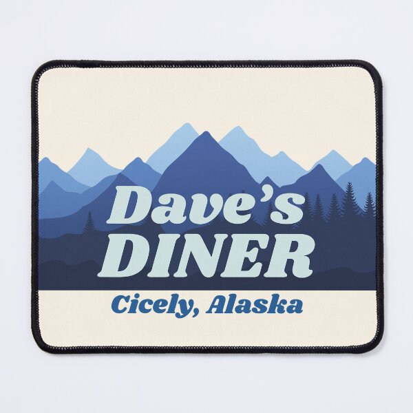 Item preview, Dave's Diner Dave the Cook The Brick Northern Exposure Cicely Alaska designed and sold by SonnyBoyDesigns.