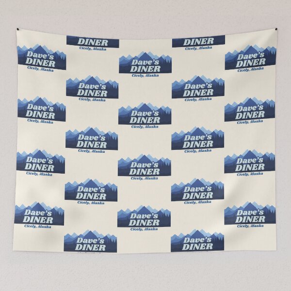 Item preview, Dave's Diner Dave the Cook The Brick Northern Exposure Cicely Alaska designed and sold by SonnyBoyDesigns.
