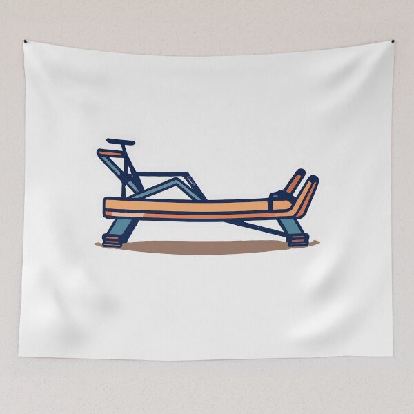 Item preview, Pilates Reformer Vector Art designed and sold by NiftyWrx.