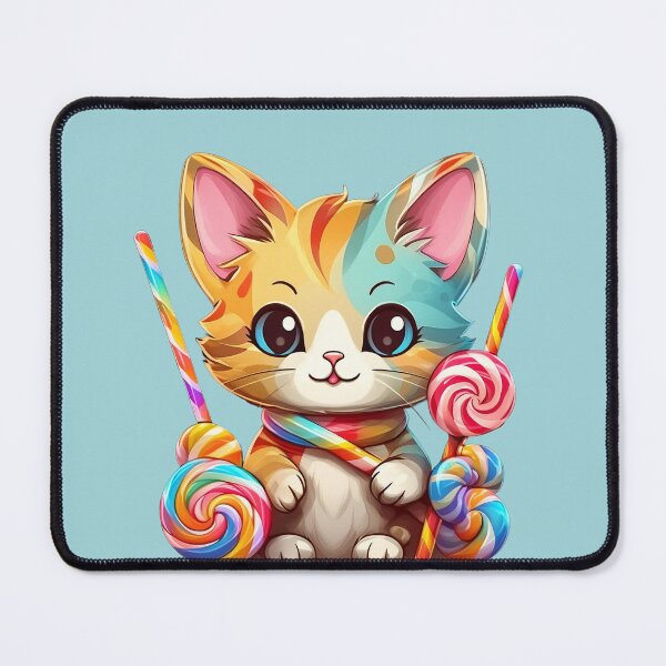 Item preview, Cute cat with candy designed and sold by AnyMar2023.