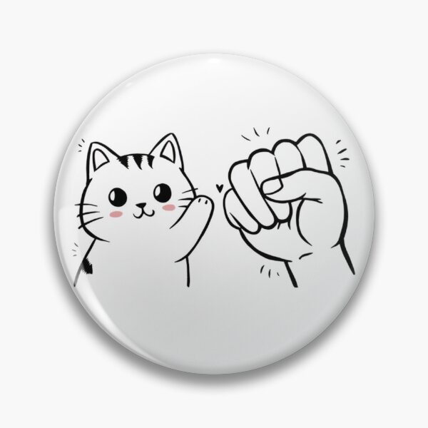 Item preview, Cat Fist Bump Best Friends designed and sold by ArtFromBeyond.
