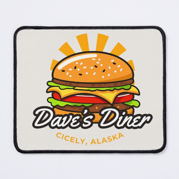 Item preview, Dave's Diner Dave the Cook The Brick Northern Exposure Cicely Alaska designed and sold by SonnyBoyDesigns.