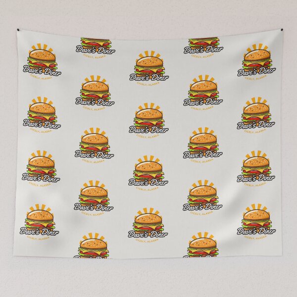 Item preview, Dave's Diner Dave the Cook The Brick Northern Exposure Cicely Alaska designed and sold by SonnyBoyDesigns.