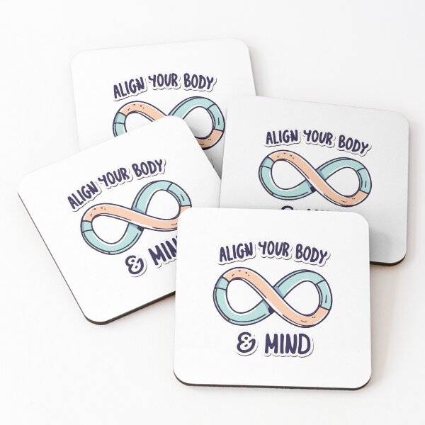 Item preview, Align Your Body & Mind - Pilates Rings Design designed and sold by NiftyWrx.