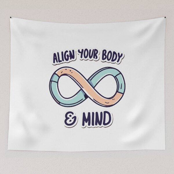 Item preview, Align Your Body & Mind - Pilates Rings Design designed and sold by NiftyWrx.