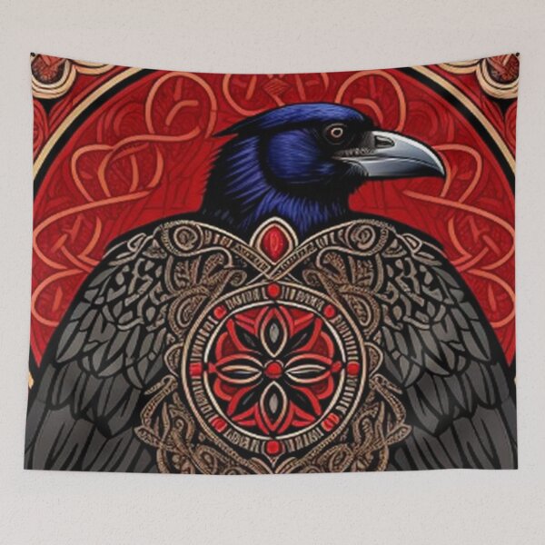 Item preview, Abstract Raven Skull Art designed and sold by TheDarkWardrobe.