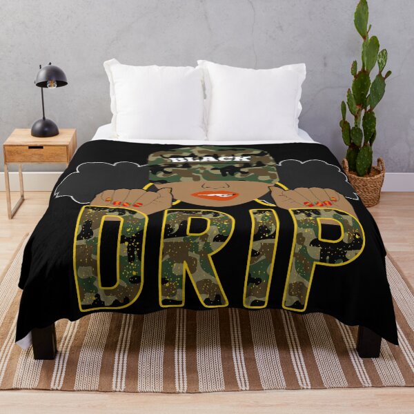 Item preview, Drip Camo Afro Puffs designed and sold by blackartmatters.