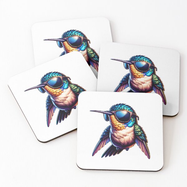 Item preview, Hummingbird Wearing Sunglasses designed and sold by TheAnimalZ00.