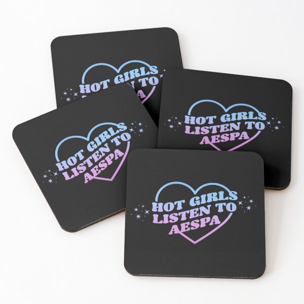 Item preview, HOT GIRLS LISTEN TO AESPA designed and sold by velvetmoonlab.