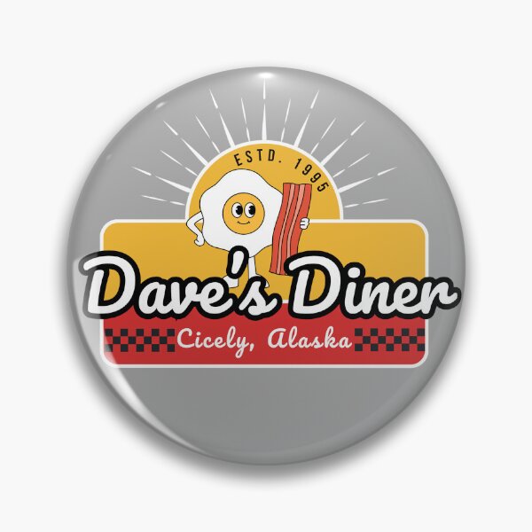 Item preview, Dave's Diner Dave the Cook The Brick Northern Exposure Cicely Alaska designed and sold by SonnyBoyDesigns.