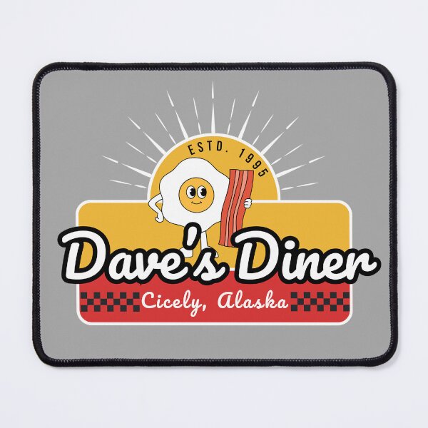 Item preview, Dave's Diner Dave the Cook The Brick Northern Exposure Cicely Alaska designed and sold by SonnyBoyDesigns.