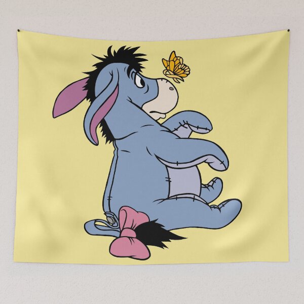 Item preview, Donkey With Awareness Ribbon Butterfly (Yellow) designed and sold by CaitlynConnor.