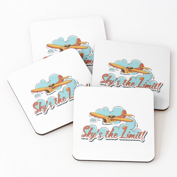 Item preview, Retro Sky's the Limit Propeller Plane designed and sold by NiftyWrx.