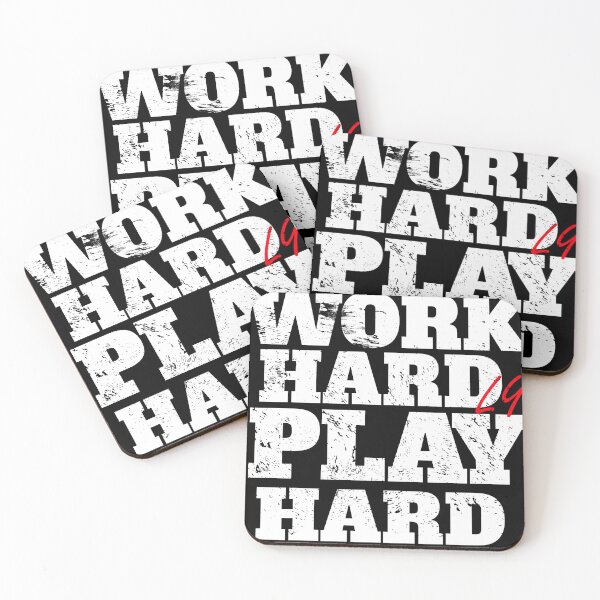 Item preview, Work Hardly, Play Hard designed and sold by DreamSquash.