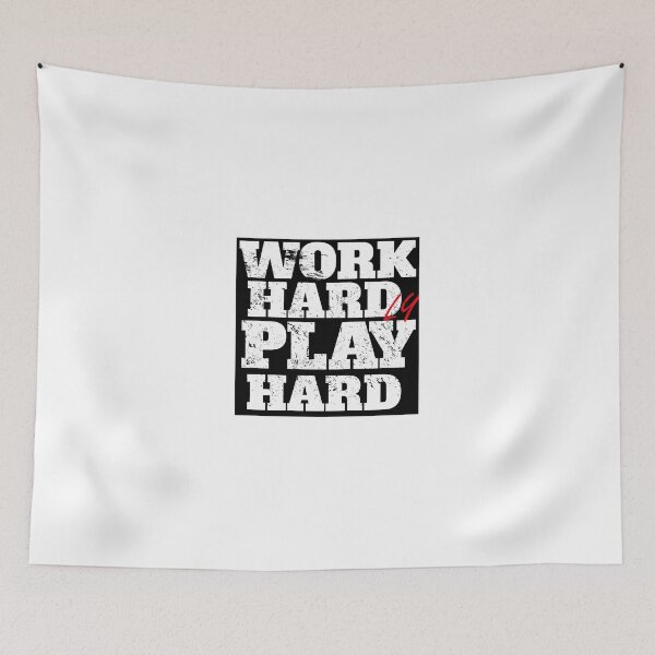 Item preview, Work Hardly, Play Hard designed and sold by DreamSquash.