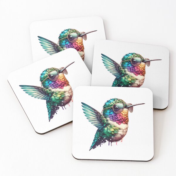 Item preview, Hummingbird Wearing Sunglasses designed and sold by TheAnimalZ00.