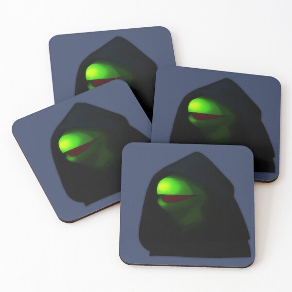 Artikelvorschau, Dark Kermit - Kermit-Meme - Blauer Hintergrund entworfen und verkauft von ArleesArt.