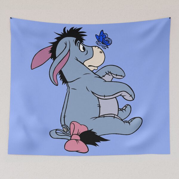 Item preview, Donkey With Awareness Ribbon Butterfly (Blue) designed and sold by CaitlynConnor.