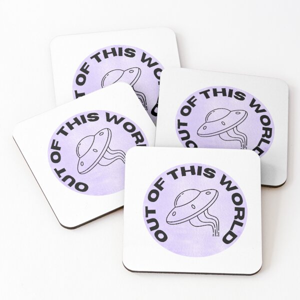 Item preview, Out of This World Watercolour Purple Spaceship  designed and sold by HeyDaisyShop.