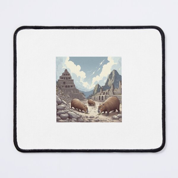 Item preview, Capybara Visits Inca Ruins2 designed and sold by Capybara Art Lover.