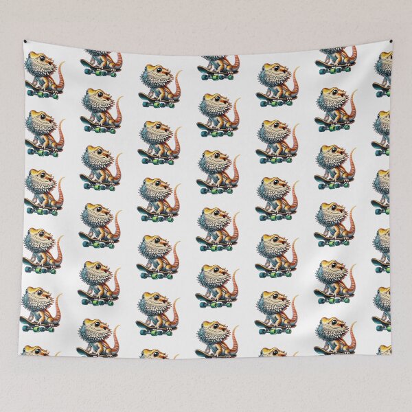 Item preview, Skateboarding Bearded Dragon  designed and sold by TheAnimalZ00.