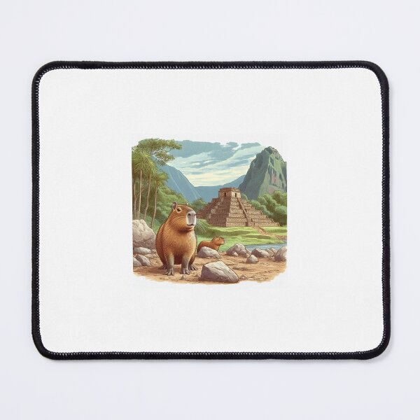 Item preview, Capybara Visits Inca Ruins4 designed and sold by Capybara Art Lover.