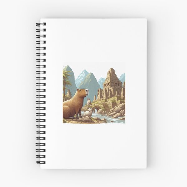 Item preview, Capybara Visits Inca Ruins5 designed and sold by Capybara Art Lover.