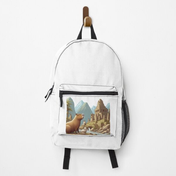 Item preview, Capybara Visits Inca Ruins5 designed and sold by Capybara Art Lover.