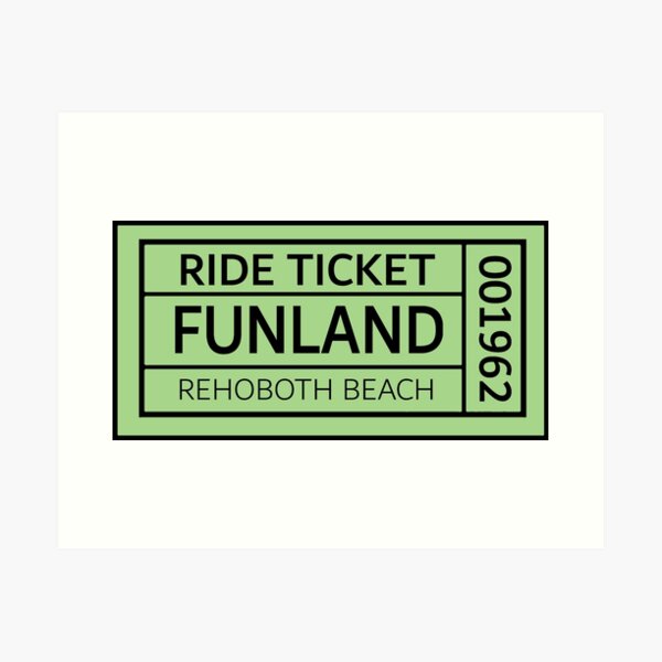 Item preview, FUNLAND - Rehoboth Beach designed and sold by LukeZ1986.