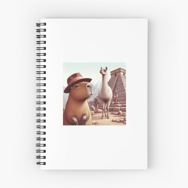 Item preview, Capybara Visits Inca Ruins6 designed and sold by Capybara Art Lover.