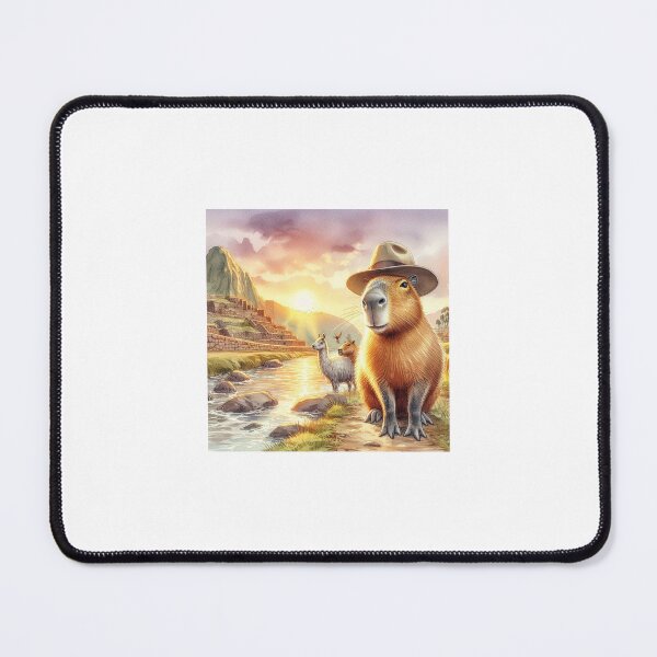 Item preview, Capybara Visits Inca Ruins7 designed and sold by Capybara Art Lover.