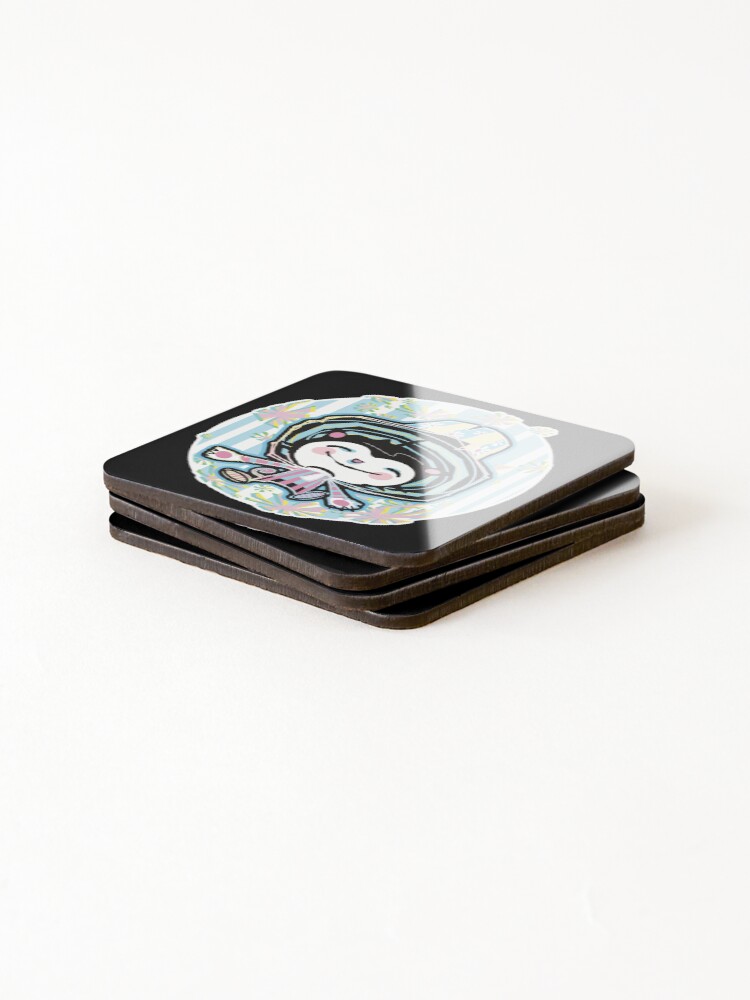 Thumbnail 4 of 5, Coasters (Set of 4), Summer Cat designed and sold by Rickybrook.