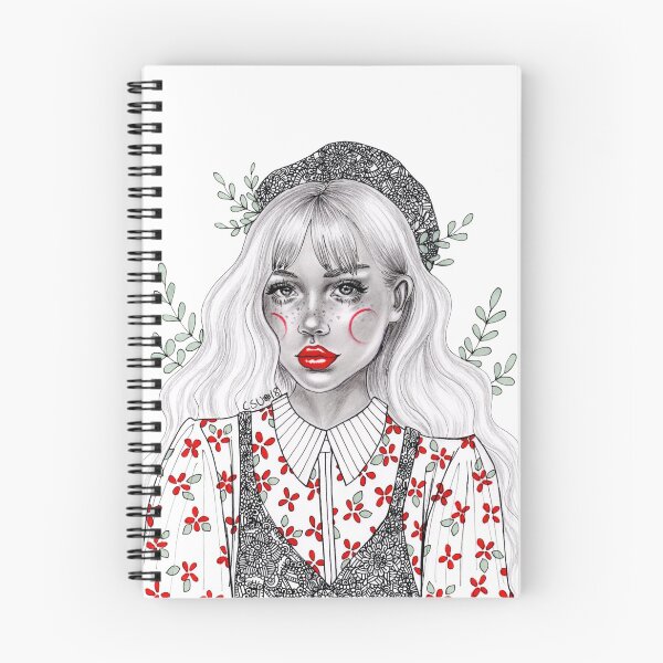 Item preview, Little lady with red lips designed and sold by Cathrine Urdal.