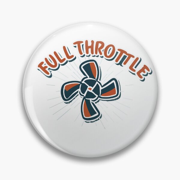 Item preview, Full Throttle Spinning Propeller Stencil Design designed and sold by NiftyWrx.