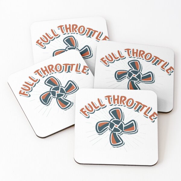Item preview, Full Throttle Spinning Propeller Stencil Design designed and sold by NiftyWrx.