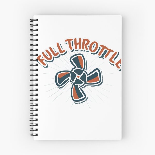 Item preview, Full Throttle Spinning Propeller Stencil Design designed and sold by NiftyWrx.