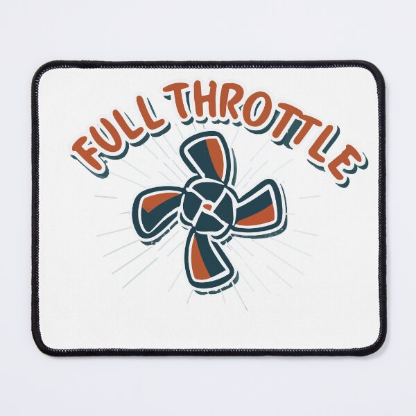 Item preview, Full Throttle Spinning Propeller Stencil Design designed and sold by NiftyWrx.