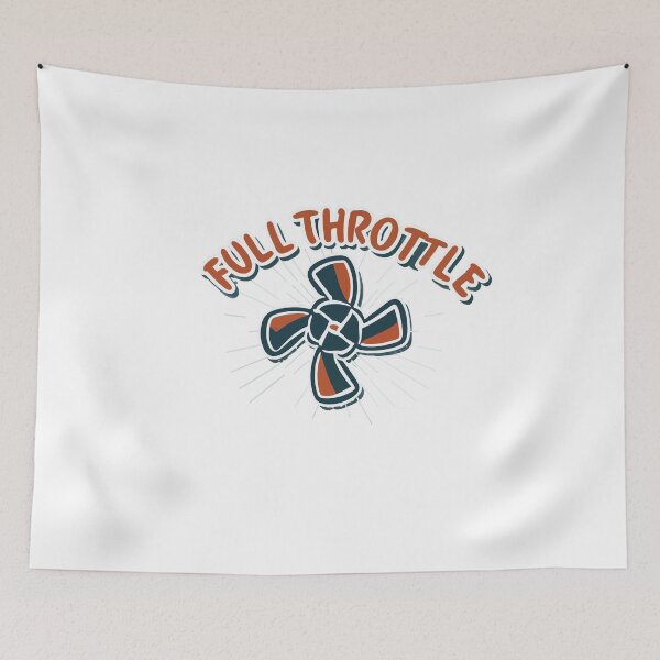 Item preview, Full Throttle Spinning Propeller Stencil Design designed and sold by NiftyWrx.